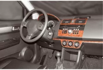 Suzuki Swift Comfort 04.05 - 12.10 Mittelkonsole Armaturendekor Cockpit Dekor 10 -Teile