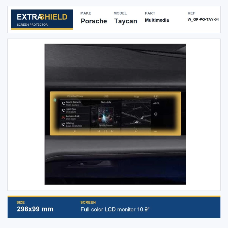 Porsche Taycan Multimedia ExtraShield Screen Protector