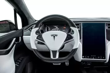 TESLA MODEL X 2016- Mittelkonsole Armaturendekor Cockpit Dekor 25 -Teile