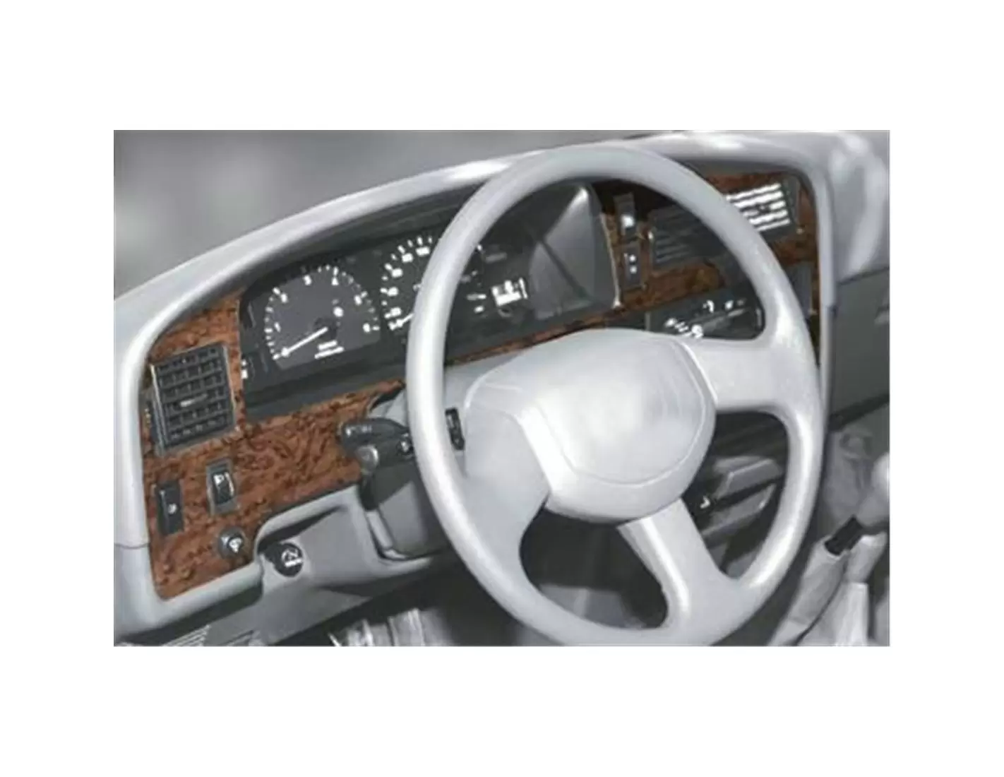 Toyota 4 Runner 10.89-96 Mittelkonsole Armaturendekor Cockpit Dekor 9-Teilige - 1- Cockpit Dekor Innenraum