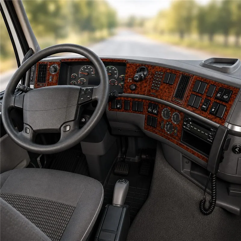 Volvo FH12 FH16 FM Vers 2002-2012 3D Armaturenbrett-Dekor-Set, 23 Teile