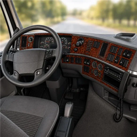 Volvo FH12 FH16 FM Vers 2002-2012 3D Armaturenbrett-Dekor-Set, 23 Teile