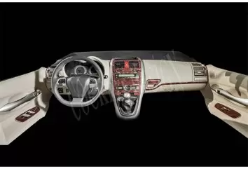 Toyota Auris 01.2008 Mittelkonsole Armaturendekor Cockpit Dekor 16 -Teile