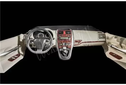 Toyota Auris 2008 Mittelkonsole Armaturendekor Cockpit Dekor 16-Teilige - 1- Cockpit Dekor Innenraum Toyota Auris 2008 Mittelkonsole Armaturendekor Cockpit Dekor 16-Teilige - 1- Cockpit Dekor Innenraum