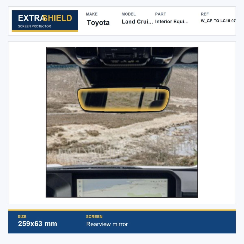 Toyota Land Cruiser Prado Interior Equipment ExtraShield Screen Protector