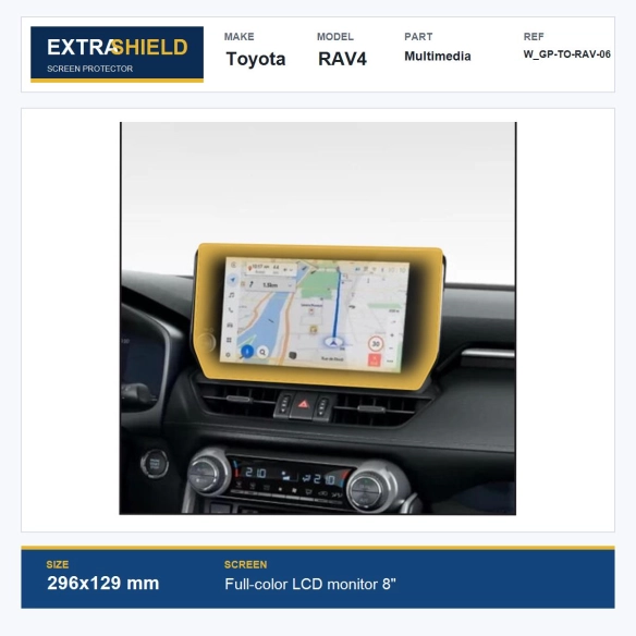 Toyota RAV4 Multimedia ExtraShield Screen Protector