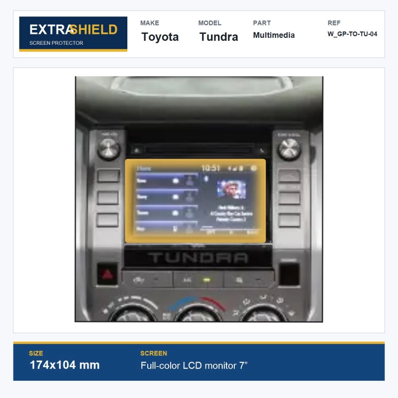 Toyota Tundra Multimedia ExtraShield Screen Protector