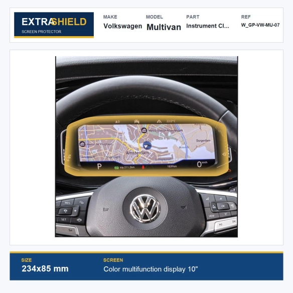 Volkswagen Multivan Instrument Cluster ExtraShield Screen Protector