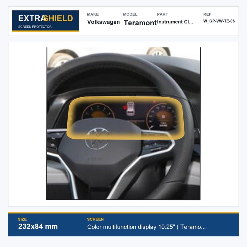 Volkswagen Teramont Instrument Cluster ExtraShield Screen Protector