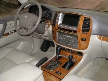 Toyota Land Cruiser 100 2003-2007 With NAVI, Automatic Gear BD innenausstattung armaturendekor cockpit dekor - 1- Cockpit Dekor 