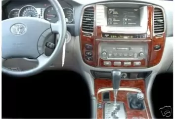 Toyota Land Cruiser 2003-2007 Mittelkonsole Armaturendekor Cockpit Dekor 33-Teile