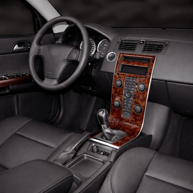Volvo S40-V50 2004-2012 3D Cockpit Dekor Interieurleisten Set 19-teilig