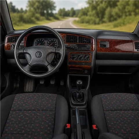 Volkswagen Golf III 1991-1995 3D Armaturenbrett-Dekor-Set, 20 Teile