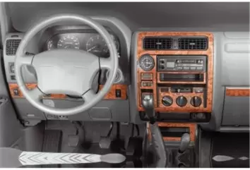 Toyota Landcruiser 07.96 - 04.98 Mittelkonsole Armaturendekor Cockpit Dekor 20 -Teile