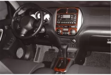 Toyota Rav 4 XA20 11.03 - 12.04 Mittelkonsole Armaturendekor Cockpit Dekor 4 -Teile