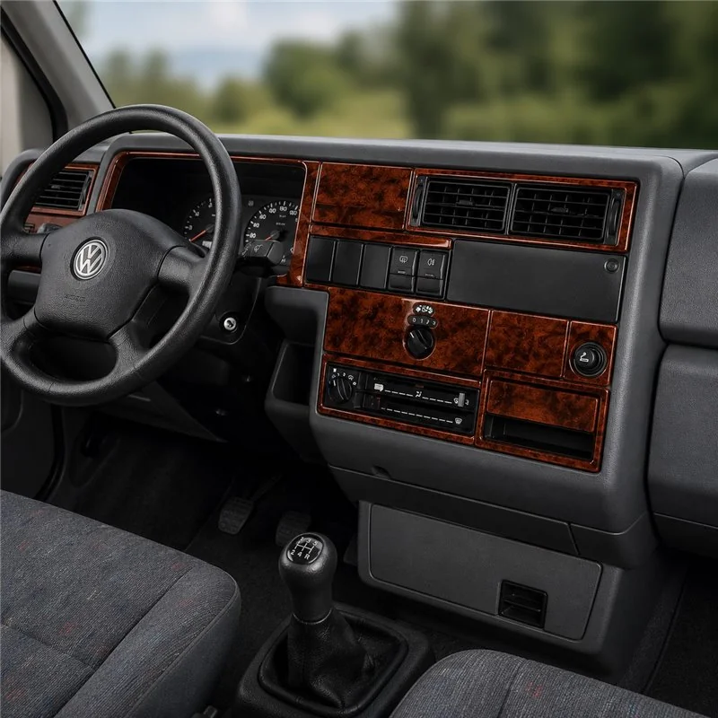 Volkswagen Transporter T4 1990-1995 3D Armaturenbrett-Dekor-Set, 27 Teile