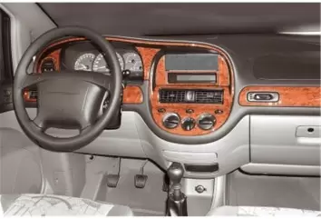 Chevrolet Rezzo-Tacuma 2002 Mittelkonsole Armaturendekor Cockpit Dekor 11-Teilige - 1