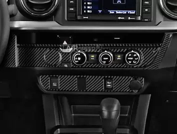 Toyota Tacoma 2016-2020 Mittelkonsole Armaturendekor Cockpit Dekor 44-Teilige - 2- Cockpit Dekor Innenraum