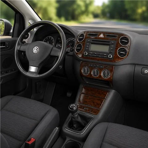 Volkswagen Golf V Plus 2004+ 3D Armaturenbrett-Dekor-Set, 16 Teile