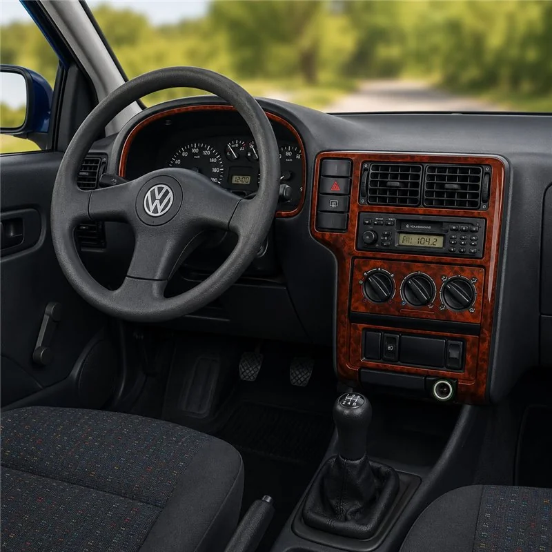Volkswagen Polo 6N 1994-1999 3D Armaturenbrett-Dekor-Set, 10 Teile