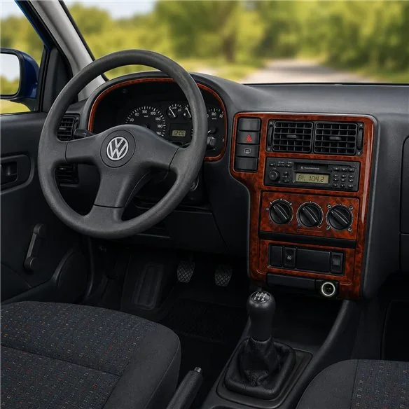 Volkswagen Polo 6N 1994-1999 3D Armaturenbrett-Dekor-Set, 10 Teile
