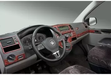 Volkswagen Carevelle T6 09.2009 Mittelkonsole Armaturendekor Cockpit Dekor 37 -Teile