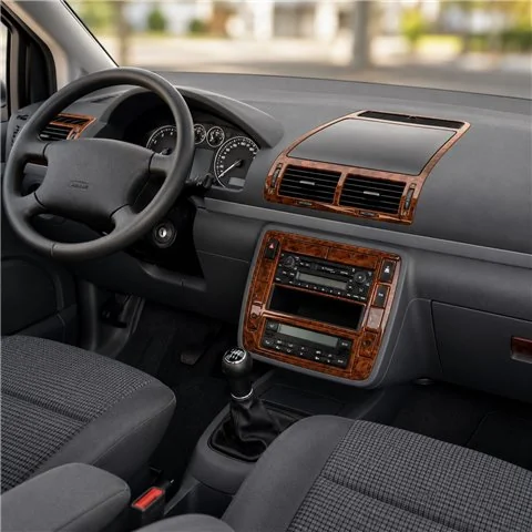 Volkswagen Sharan 2000-2009 3D Armaturenbrett-Dekor-Set, 24 Teile