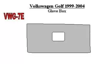 Volkswagen Golf 1999-2004 Optional glowe-box BD innenausstattung armaturendekor cockpit dekor - 2- Cockpit Dekor Innenraum