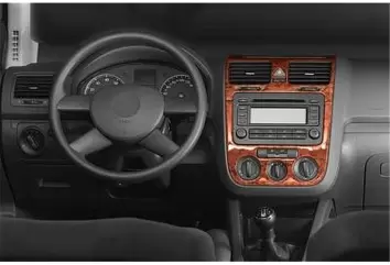 Volkswagen Golf V Jetta 10.03 - 10.08 Mittelkonsole Armaturendekor Cockpit Dekor 3 -Teile