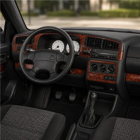 Volkswagen Vento 1995-1997 3D Armaturenbrett-Dekor-Set, 23 Teile