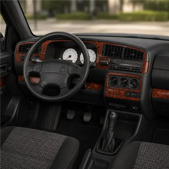 Volkswagen Vento 1995-1997 3D Armaturenbrett-Dekor-Set, 23 Teile