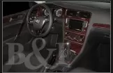 Volkswagen Golf VII AU 2012–2021 Mittelkonsole Armaturendekor Cockpit Dekor 41-Teilige