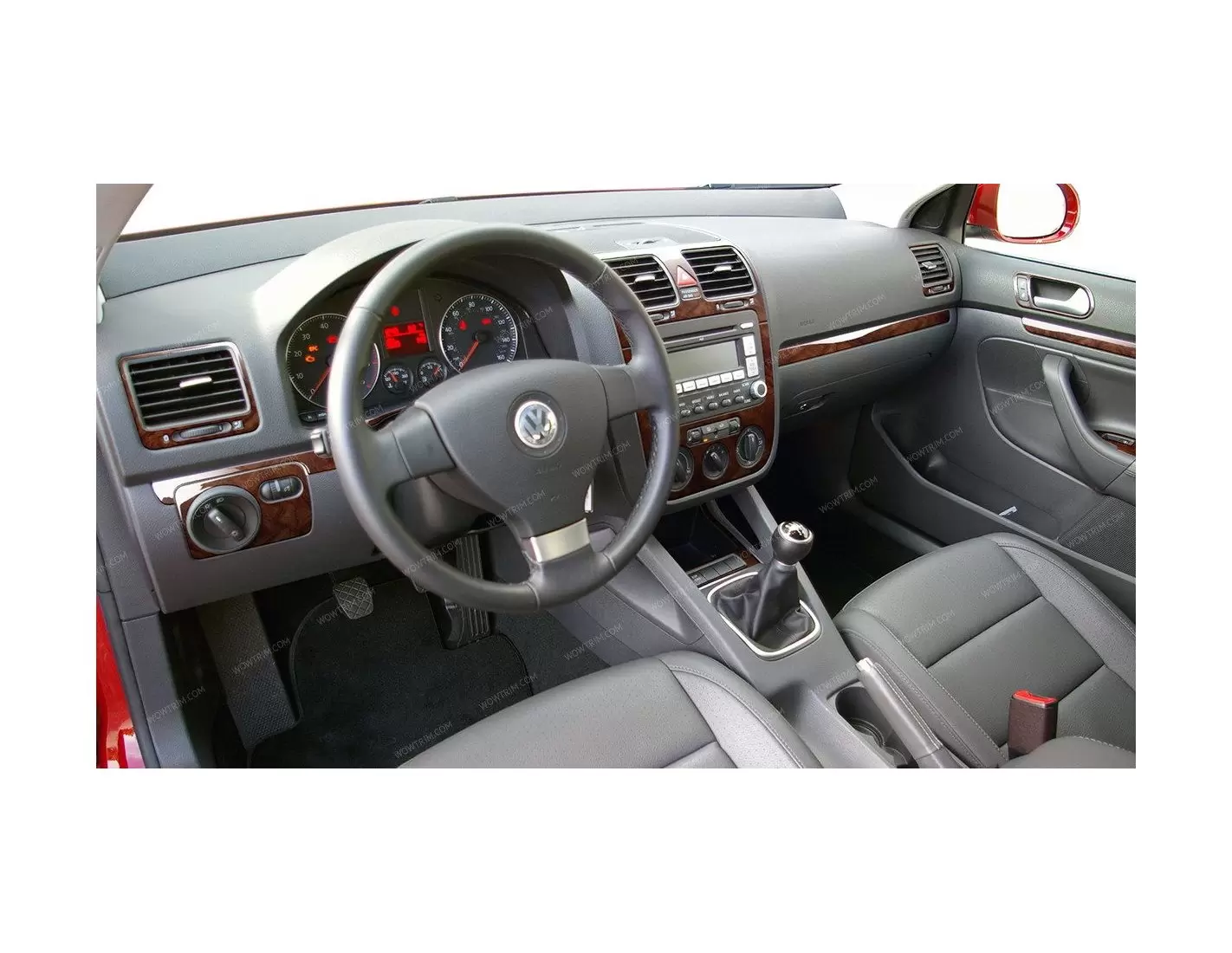 Volkswagen Jetta 2010-2010 Voll Satz, Automatic Gear BD innenausstattung armaturendekor cockpit dekor - 1- Cockpit Dekor Innenra