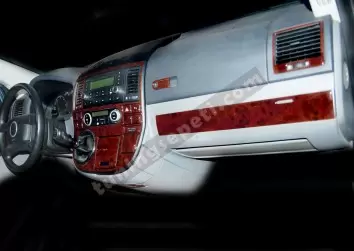 Volkswagen Multivan 2003-2010 Mittelkonsole Armaturendekor Cockpit Dekor 26 -Teile