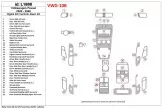 Volkswagen Passat 2006-2009 Manual Gearbox AC Controls, Grundset BD innenausstattung armaturendekor cockpit dekor