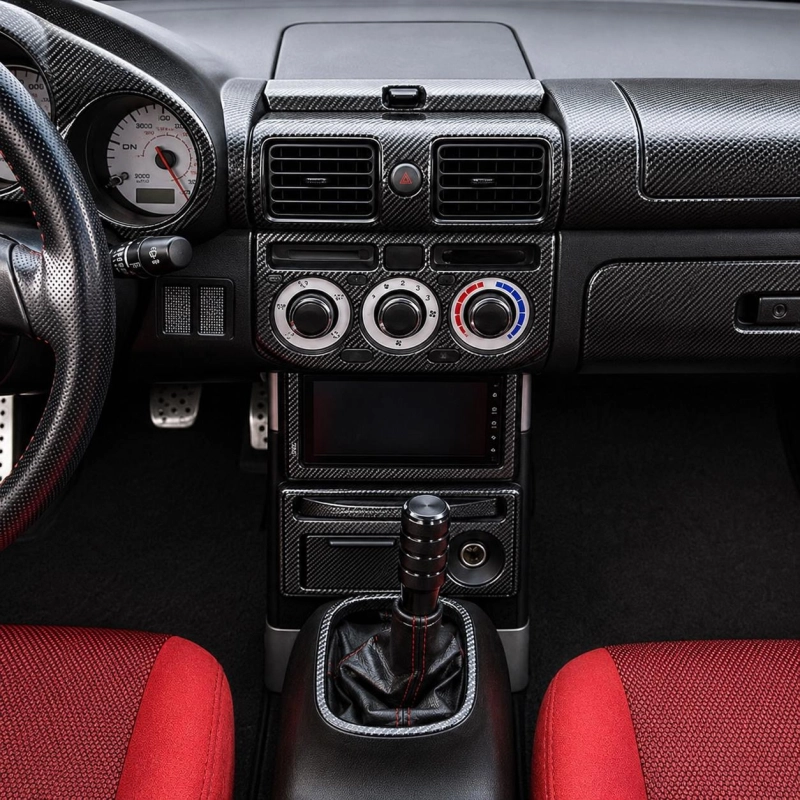 Toyota MR2 2000-heute 3D Cockpit Dekor Interieurleisten Set Full Set / as shown in product diagram-teilig
