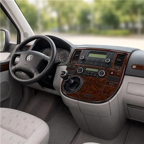 Volkswagen Multivan T5 2003-2009 3D Armaturenbrett-Dekor-Set, 22 Teile