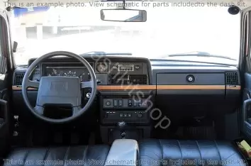 Volvo 240 1980-1992 Voll Satz BD innenausstattung armaturendekor cockpit dekor