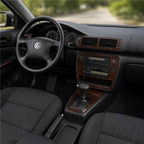Volkswagen Passat B5 Typ 3B 1996-2004 3D Armaturenbrett-Dekor-Set, 26 Teile