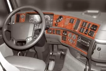 Volvo FH12 FH16 FM Vers 02-12.12 Mittelkonsole Armaturendekor Cockpit Dekor 23-Teilige - 1- Cockpit Dekor Innenraum
