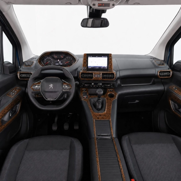 Vauxhall Combo Cargo 2018-Present 3D Armaturenbrett Dekor Set 33-teilig Schaltgetriebe
