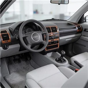 Audi A2 2000-2005 3D Armaturenbrett-Dekor-Set, 8 Teile