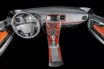 Volvo S 60 01.2012 Mittelkonsole Armaturendekor Cockpit Dekor 12 -Teile