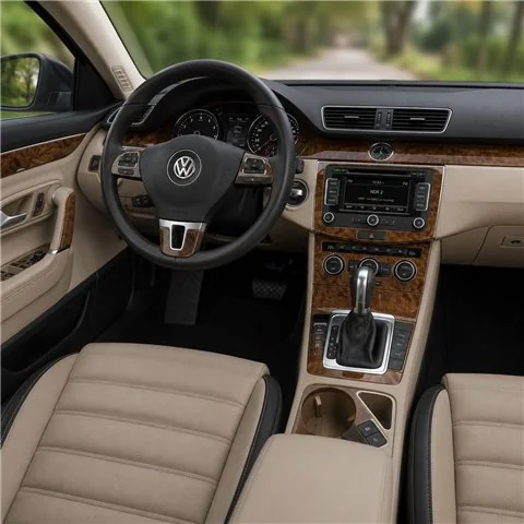 Volkswagen Passat B7 2010+ 3D Armaturenbrett-Dekor-Set, 17 Teile