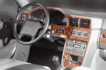 Volvo S 90 - V 90 12.96 - 03.98 Mittelkonsole Armaturendekor Cockpit Dekor 17 -Teile