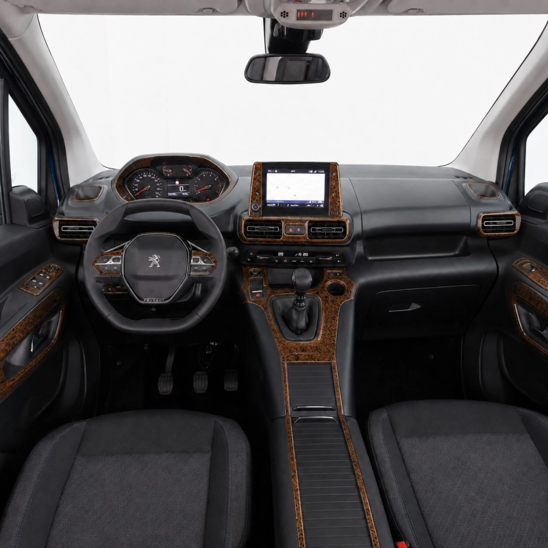 Opel Combo Cargo 2018-Present 3D Armaturenbrett Dekor Set 33-teilig Schaltgetriebe