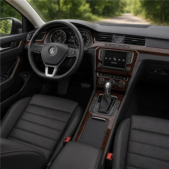 Volkswagen Passat B8 2015-2018 3D Armaturenbrett-Dekor-Set, 26 Teile