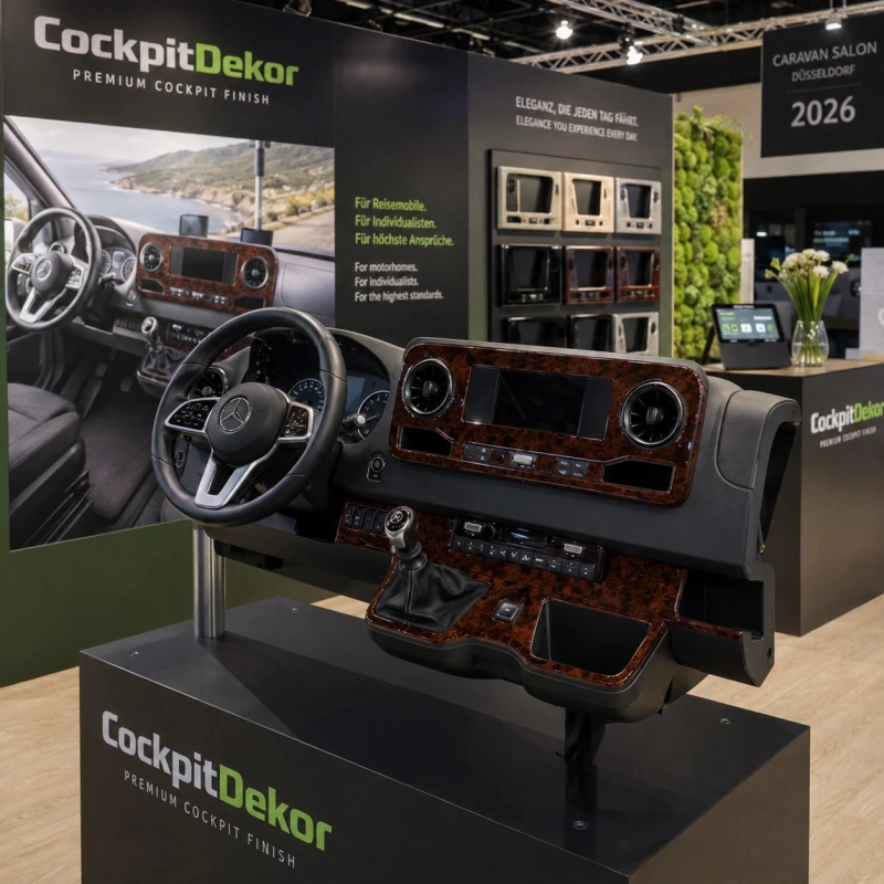 Mercedes-Benz Sprinter W907 2018 3D Cockpit Dekor Interieurleisten Set 66-teilig