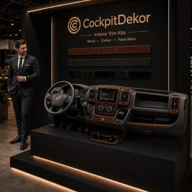 Peugeot Boxer 2006-heute 3D Cockpit Dekor Interieurleisten Set 23-teilig