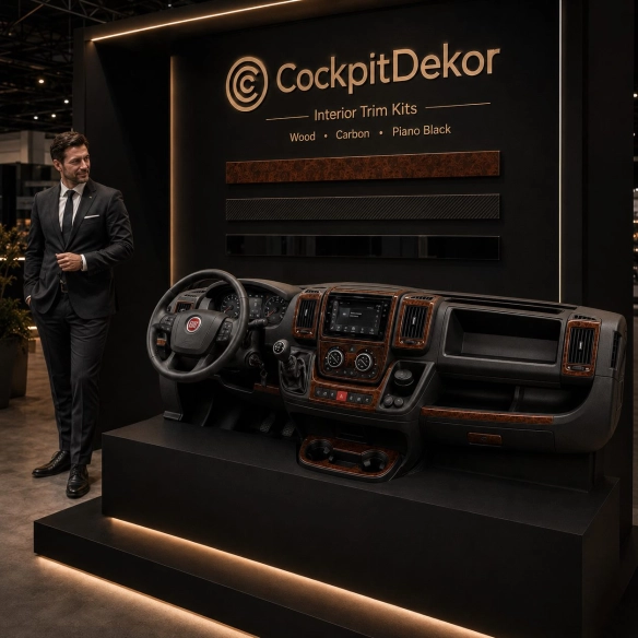 Peugeot Boxer 2006-heute 3D Cockpit Dekor Interieurleisten Set 23-teilig